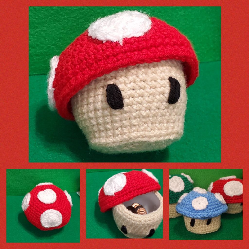 Red Mushroom Storage Plush